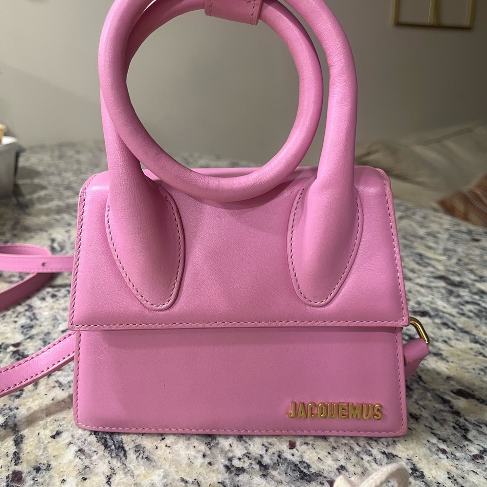 Jacquemus Vibrant Pink Mini Bag